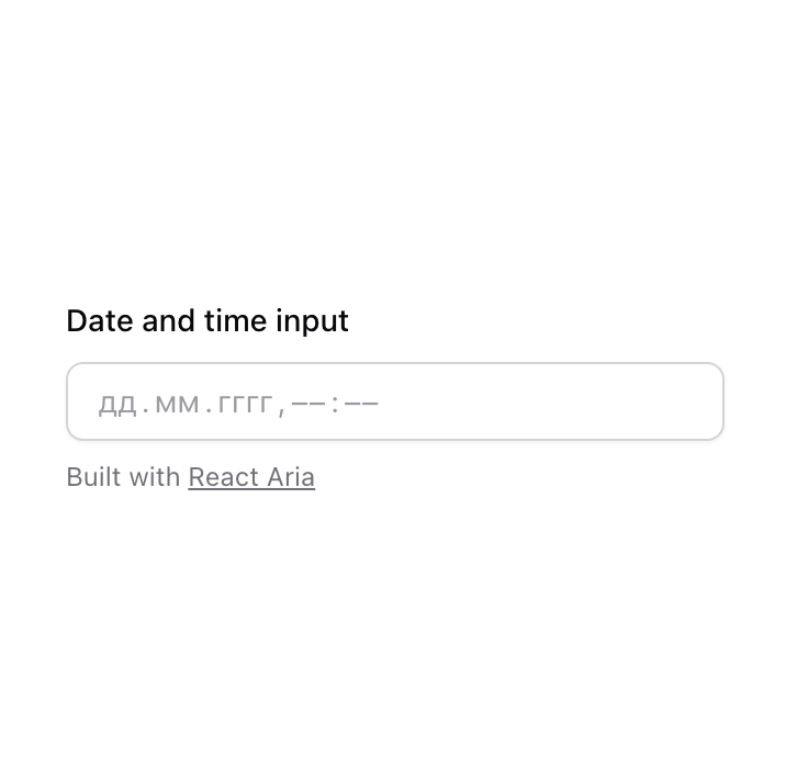 Input preview