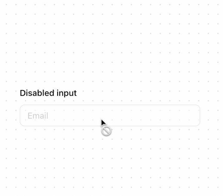 Input preview