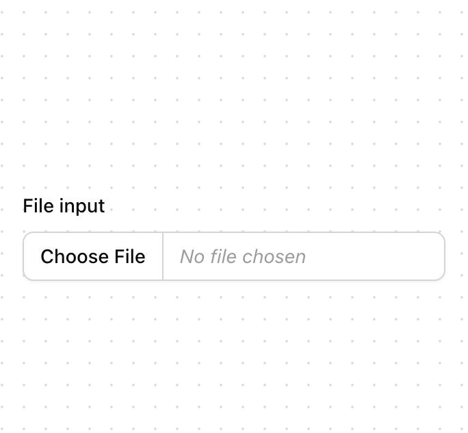 Input preview