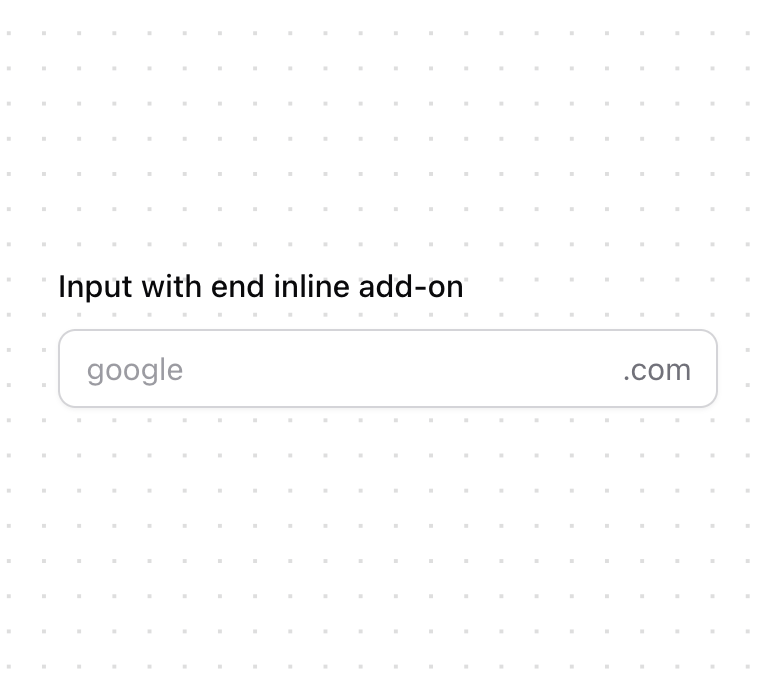 Input preview