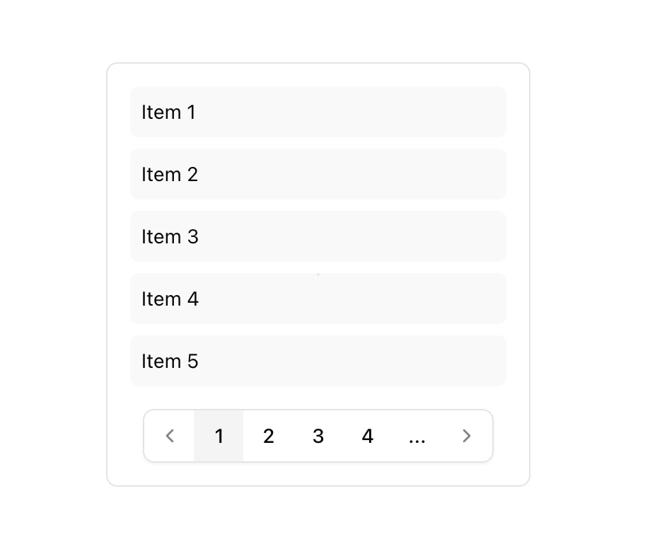 Joined Pagination preview