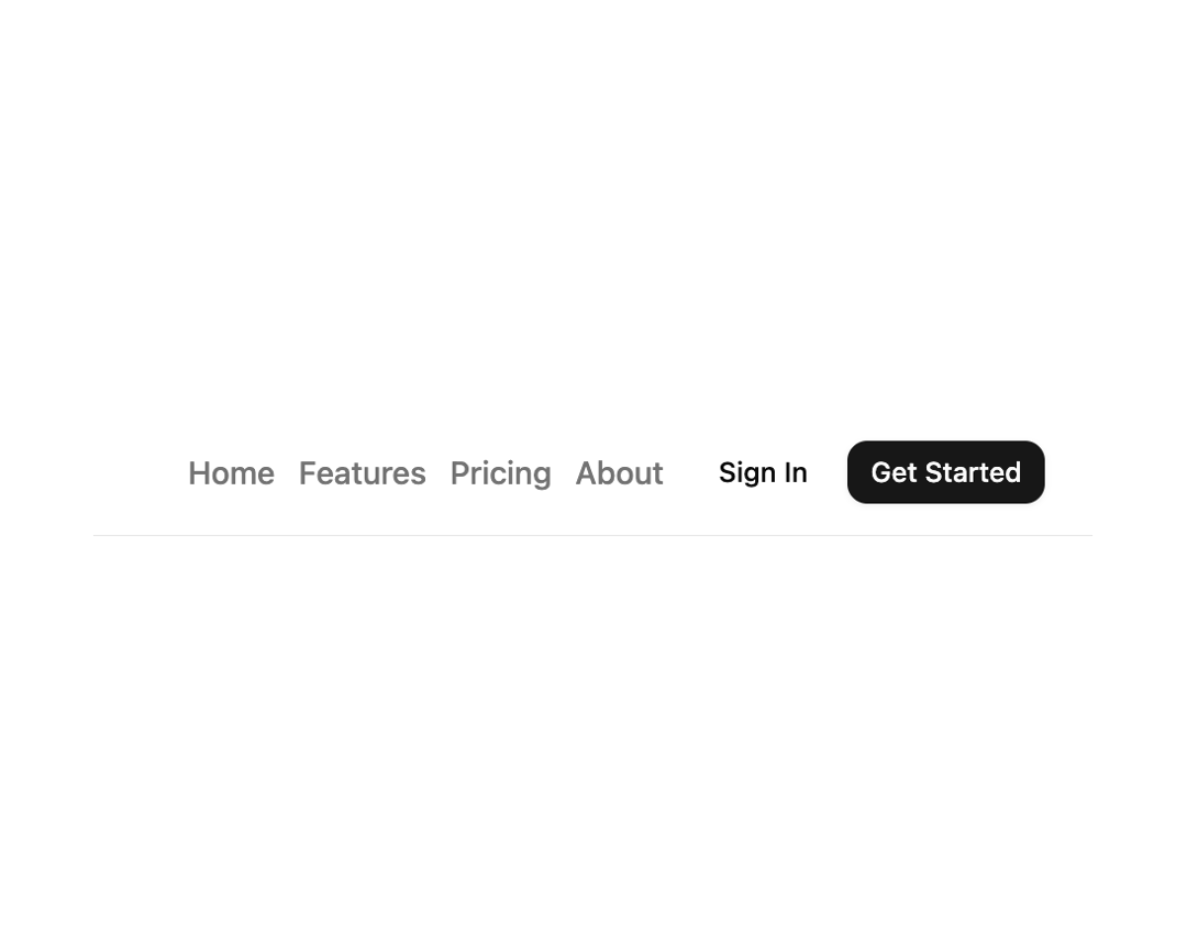 Navigation Bar preview