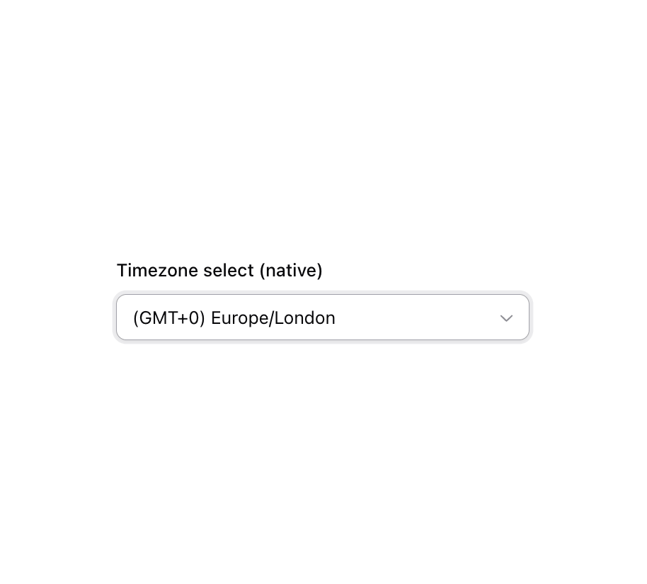 Select (Native) preview