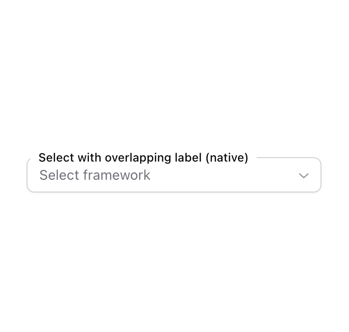 Select (Native) preview