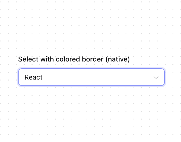 Select (Native) preview