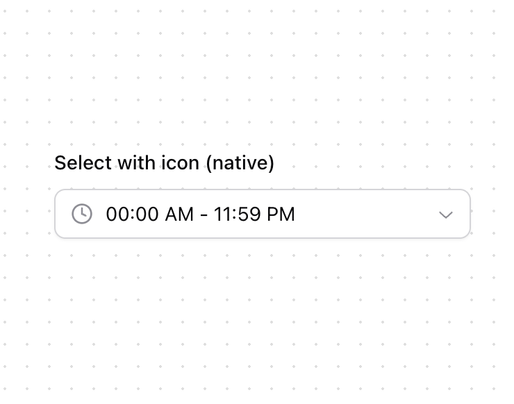 Select (Native) preview