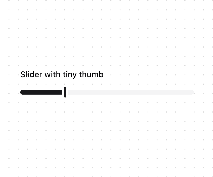 Slider preview