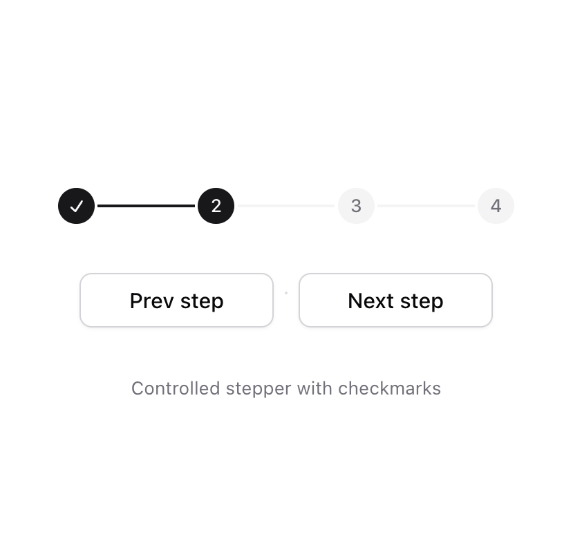 Stepper preview