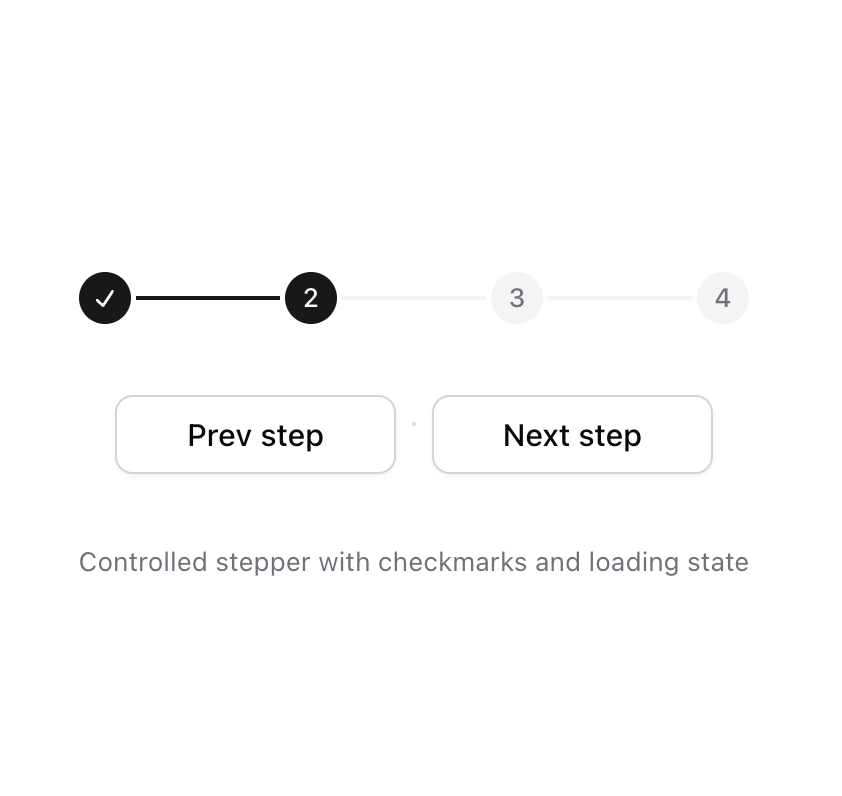 Stepper preview