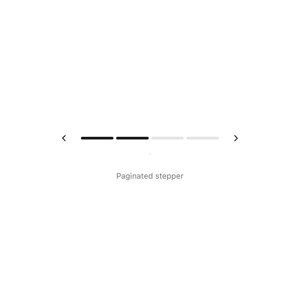 Stepper preview