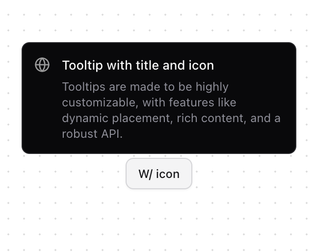 Tooltip preview