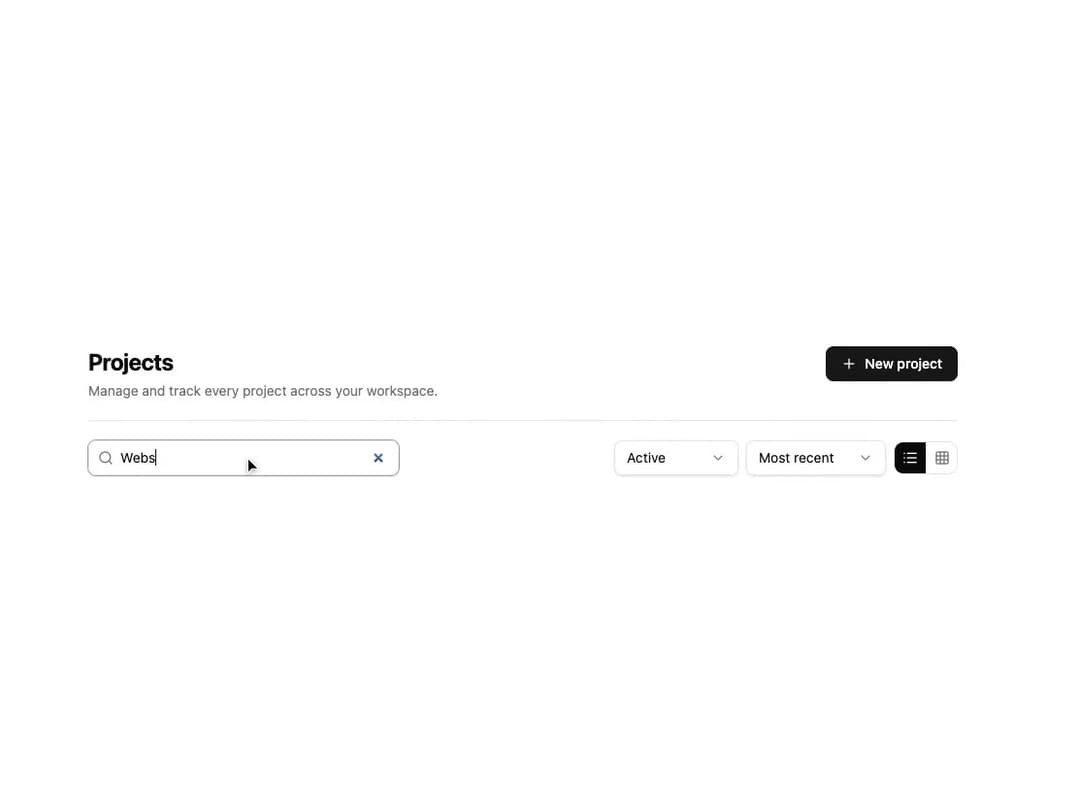 Search Toolbar Page Header preview