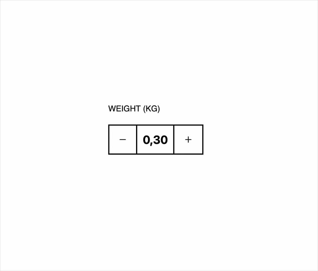Number Stepper preview