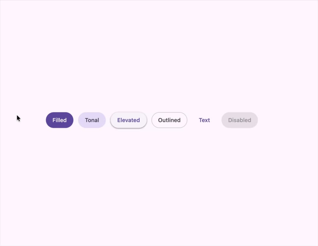 M3 Expressive Button preview