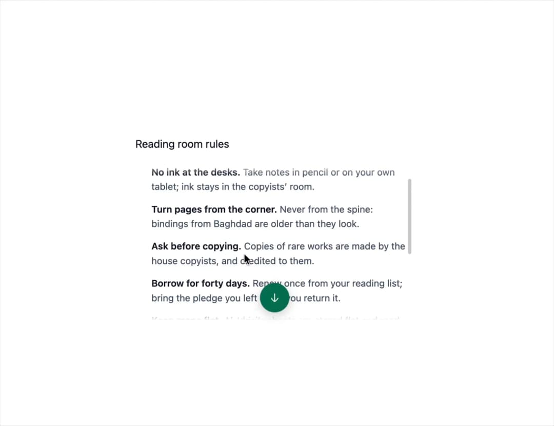 Scroll Area preview