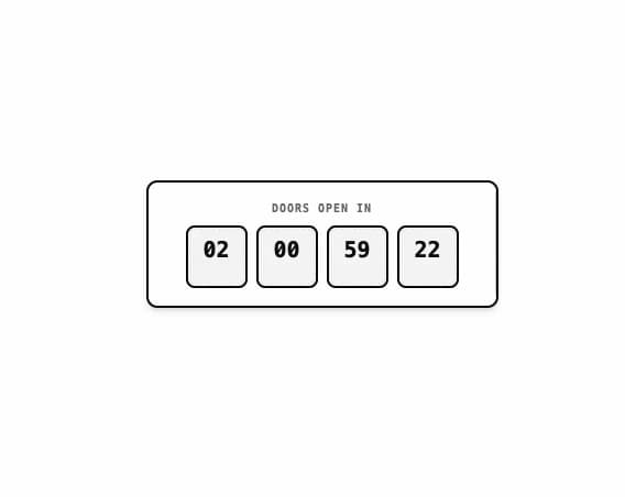 Countdown V2 preview