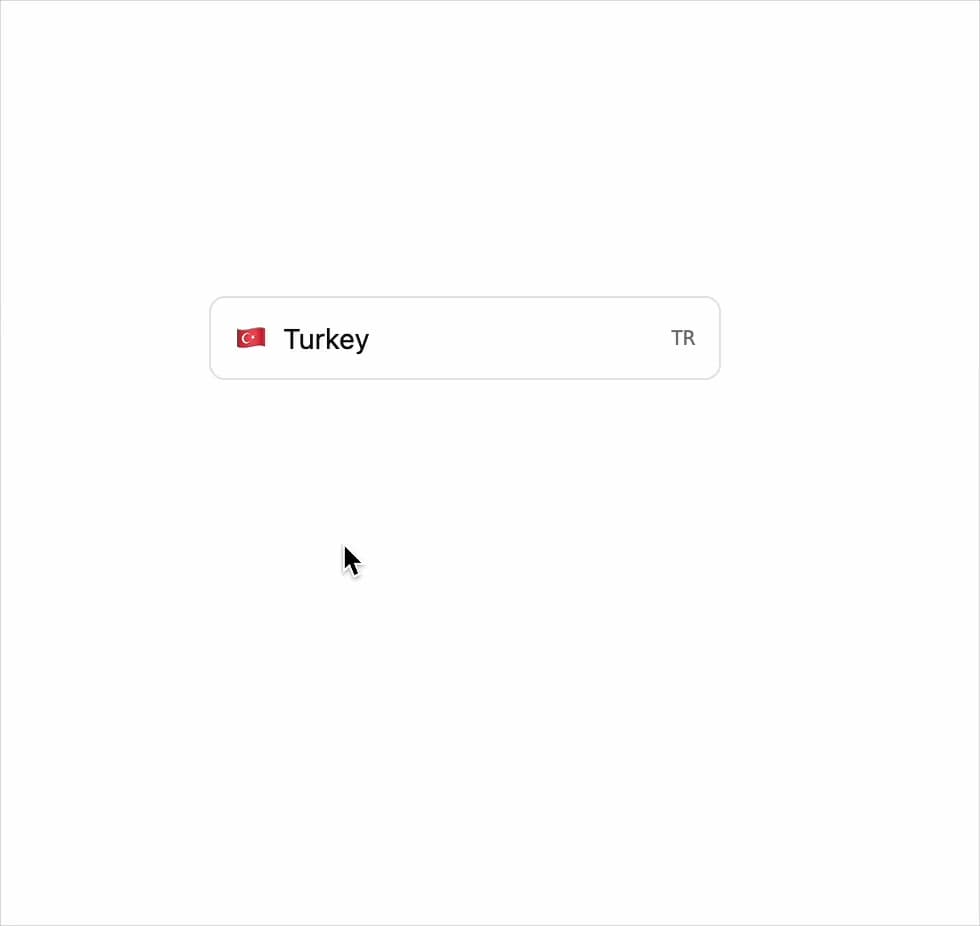 Country Select preview