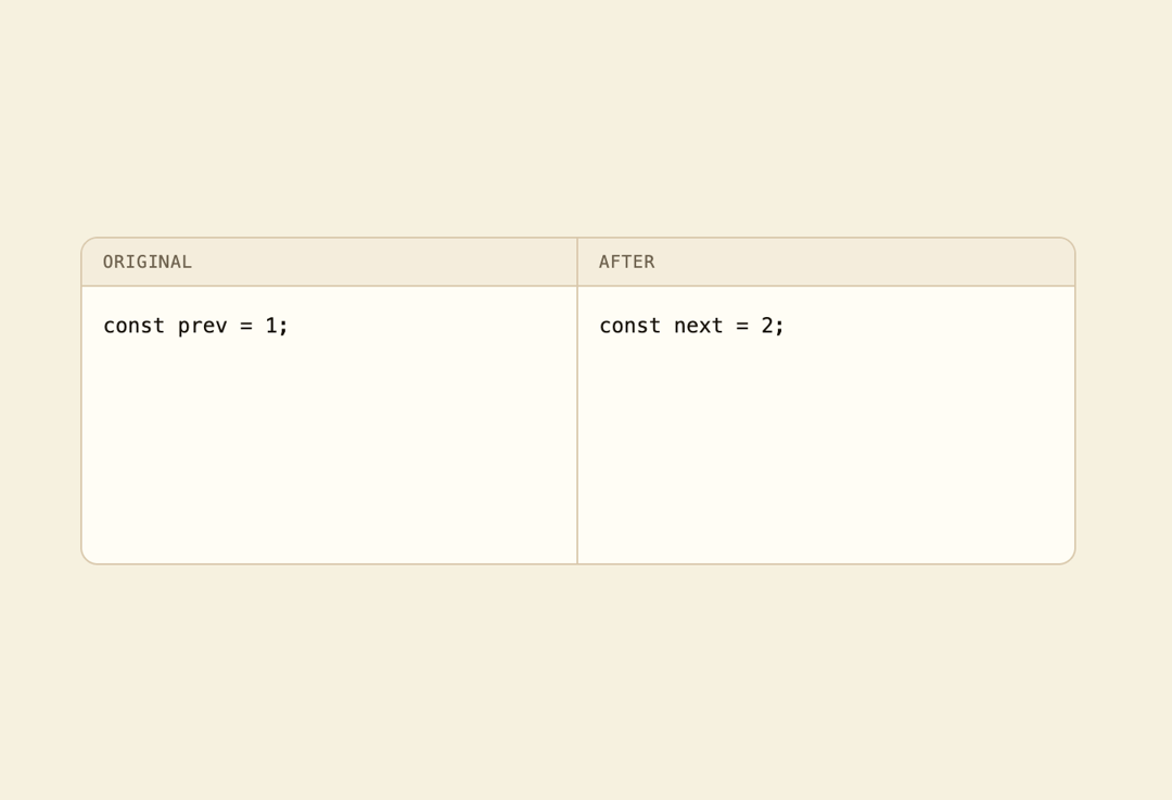 Diff Editor preview