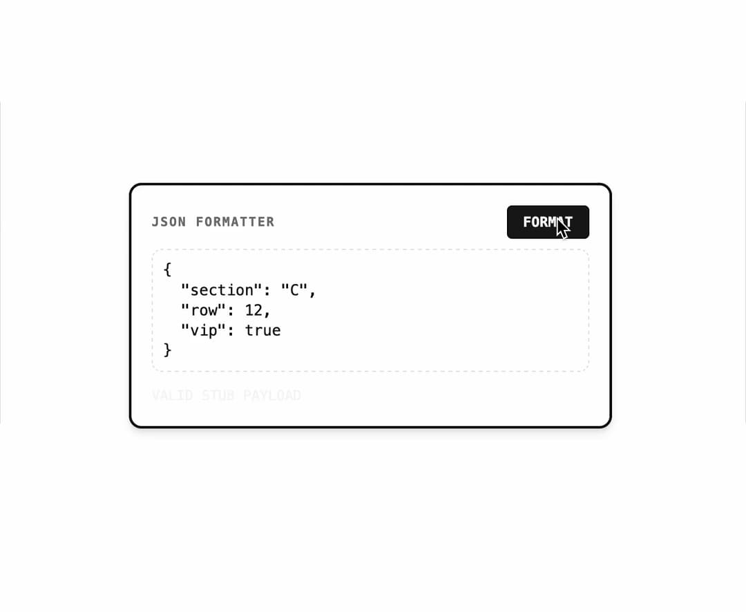 JSON Formatter preview