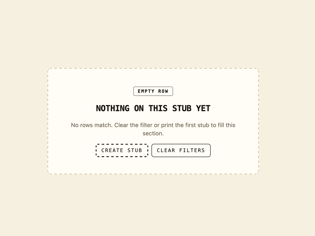 Empty State Card preview