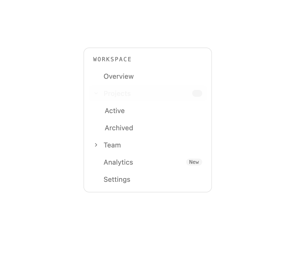 Two-Level Sidebar preview