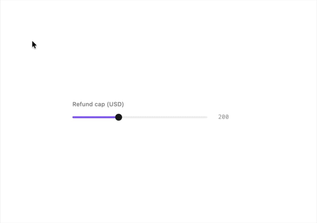 Slider preview