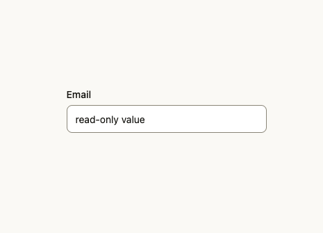 Text Field preview