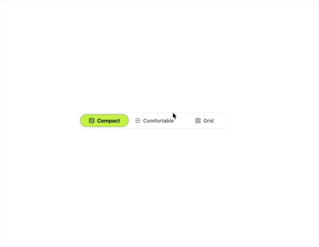 Segmented Control preview
