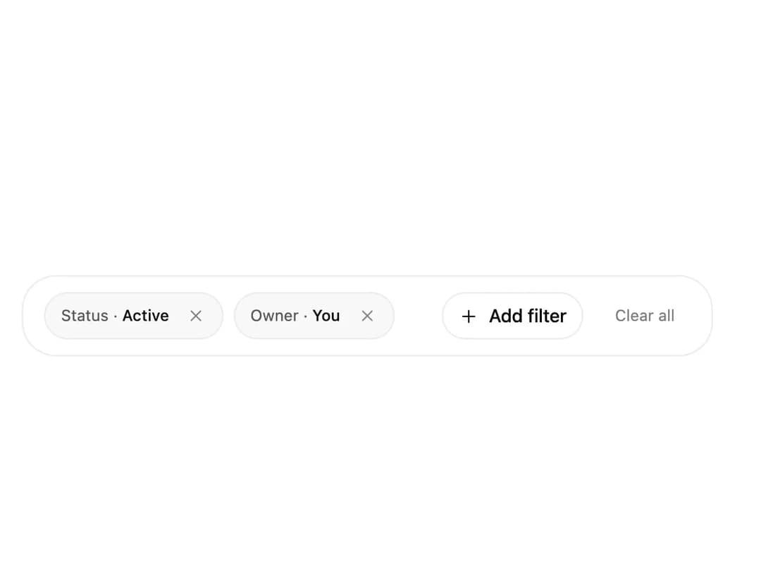 Filter Toolbar preview