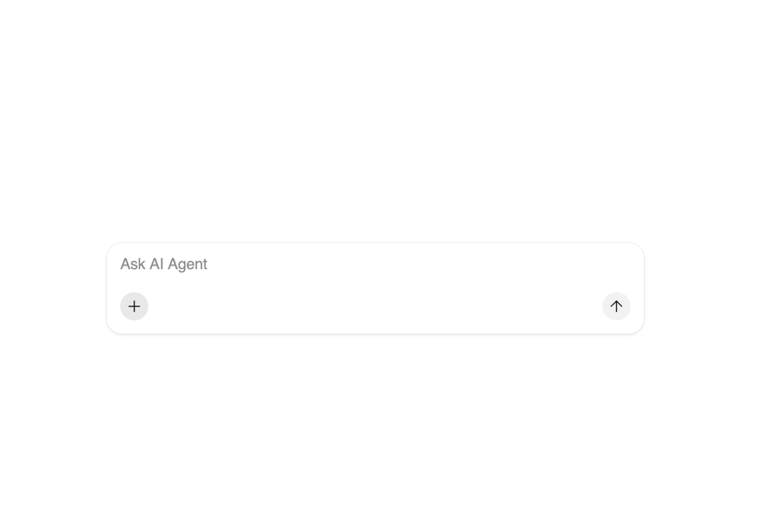 AI Agent Input preview