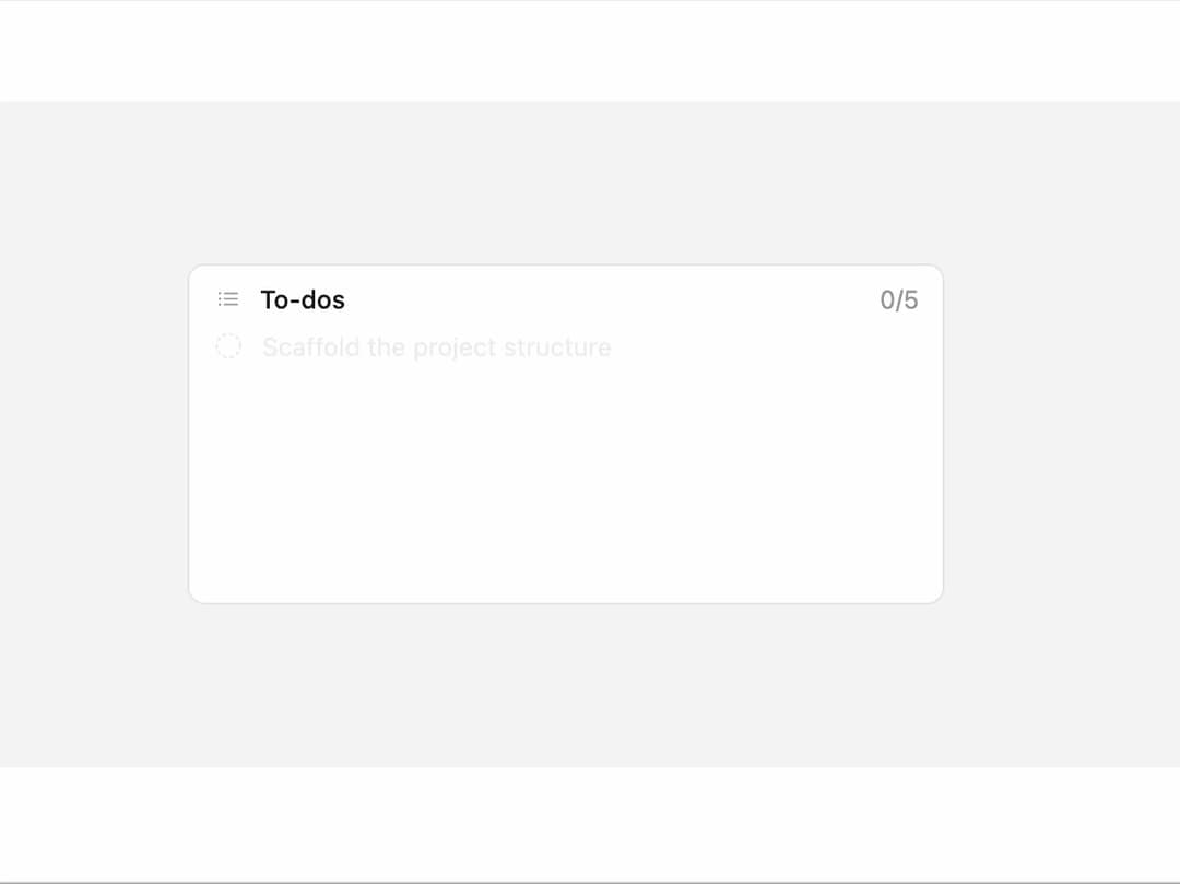 Agent To-do List preview