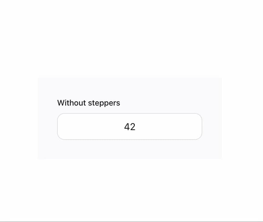 Number Field preview