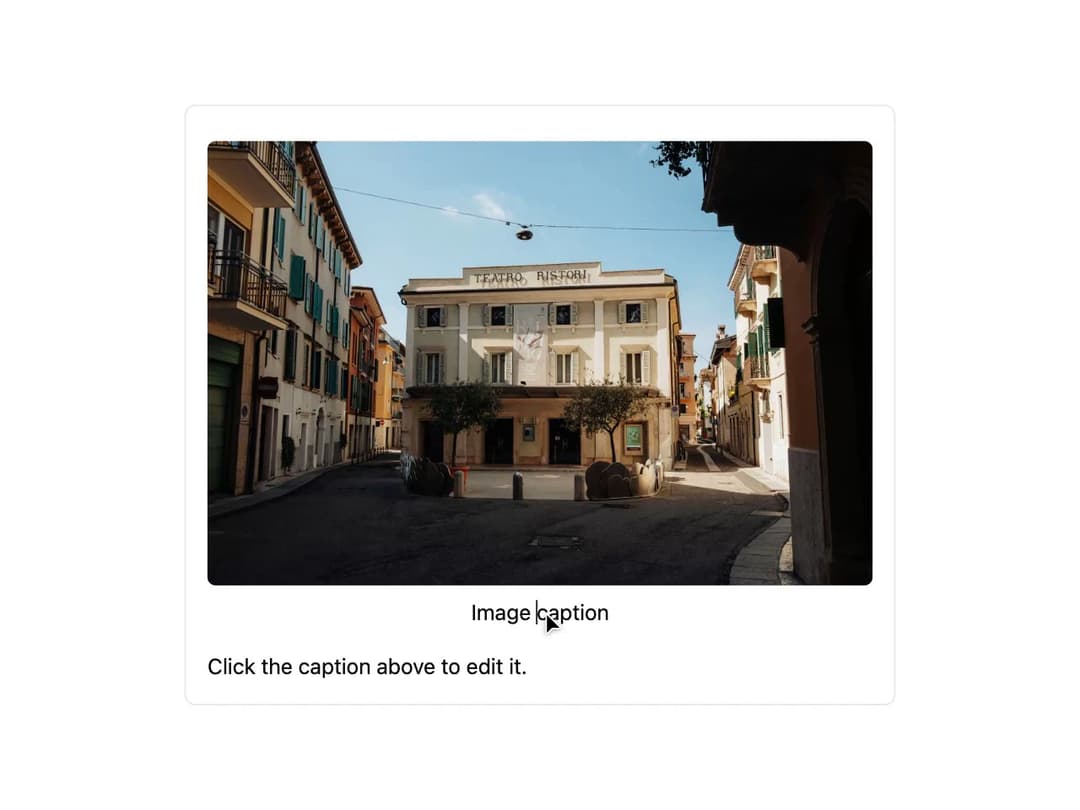 Caption preview
