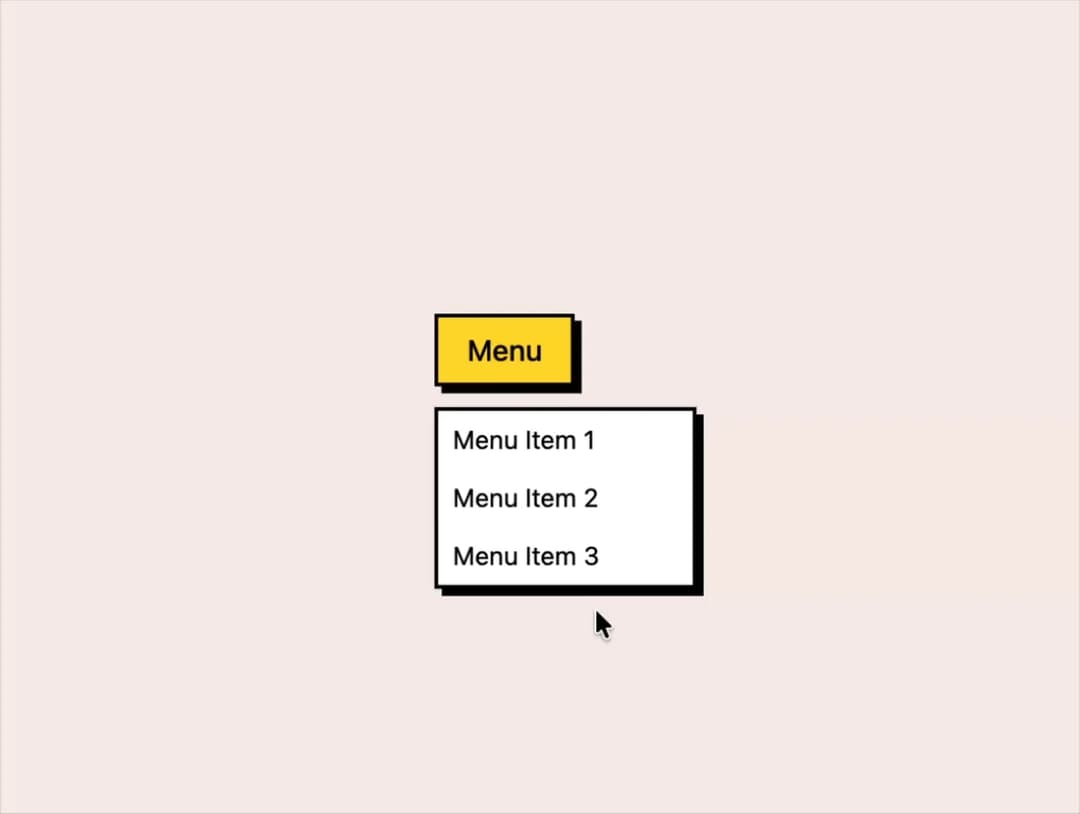 Menu preview