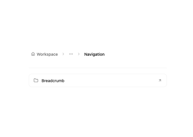 Motion Breadcrumb preview