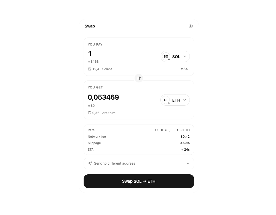 Swap preview