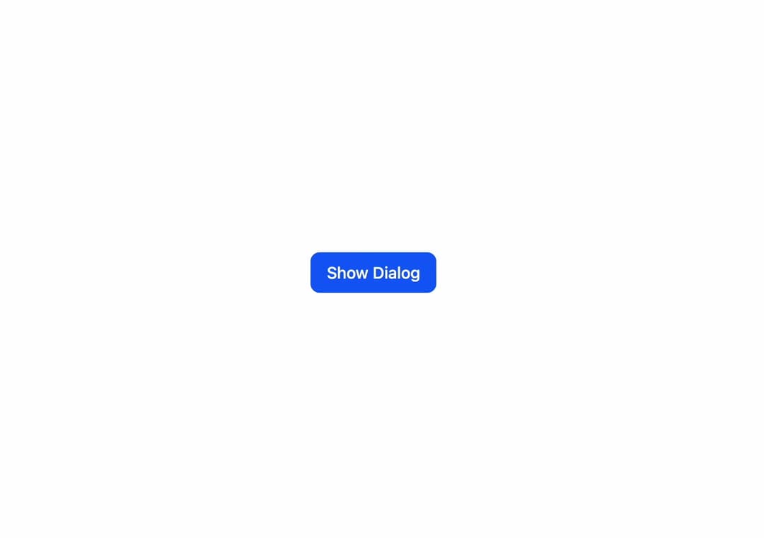 Alert Dialog Small preview