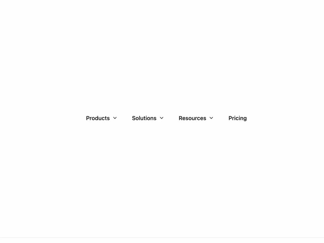 Motion Navigation Menu preview