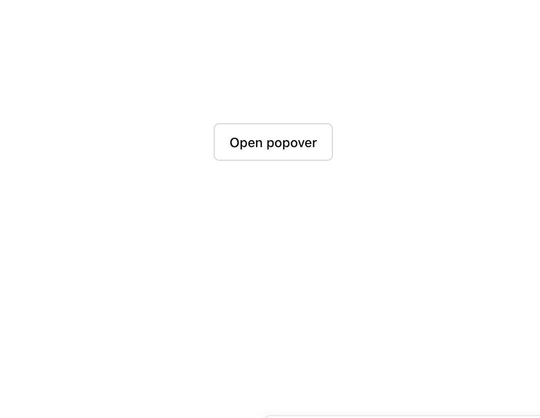 Popover preview