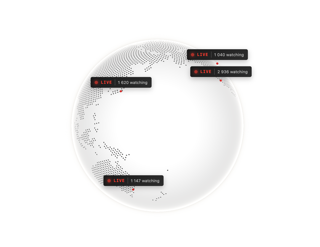 Globe Live Badge preview