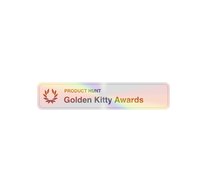 Product Hunt Badge preview