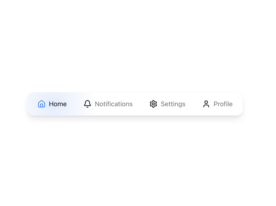 Glow menu preview