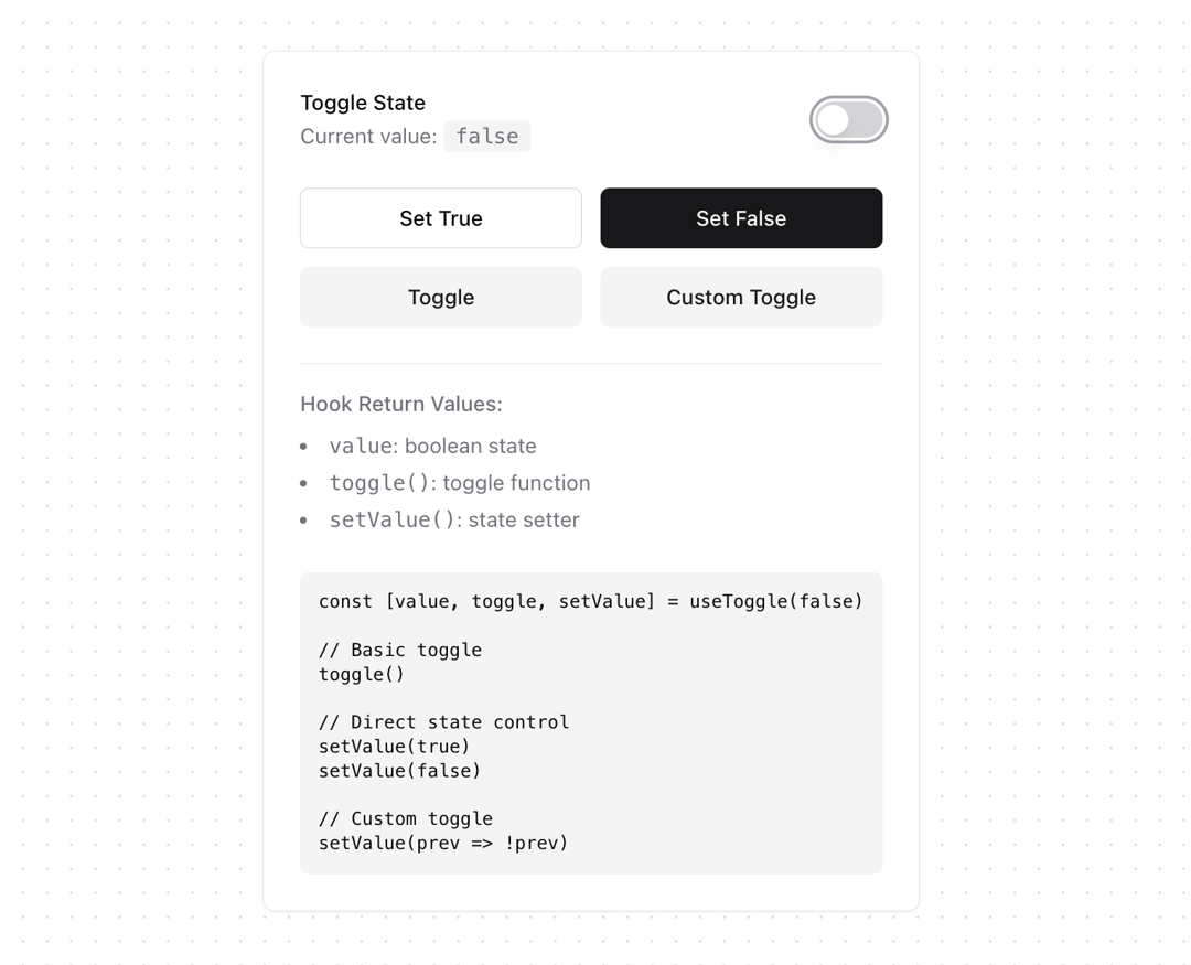 useToggle preview