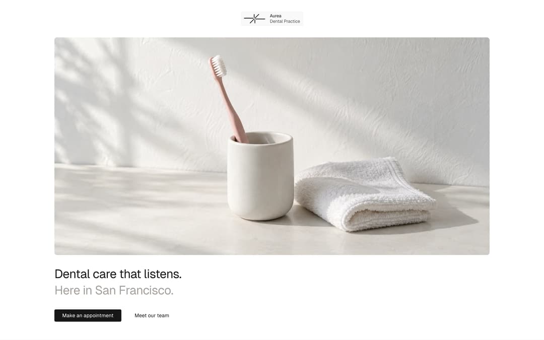 Aurea dental studio preview