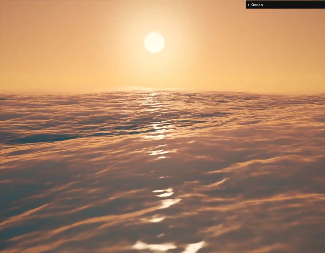 FFT ocean surface preview