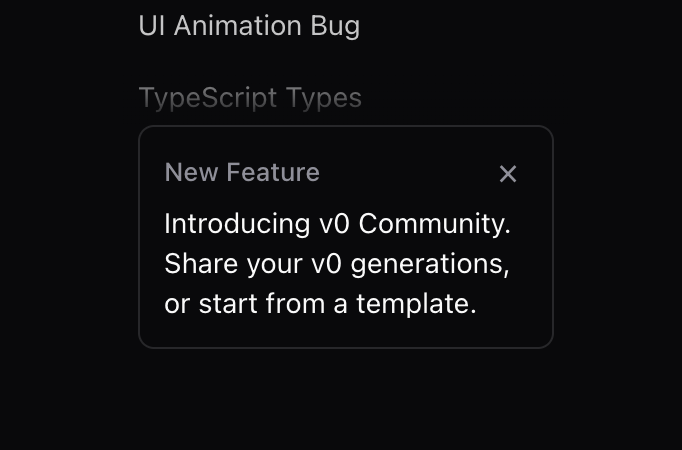 Announcement preview
