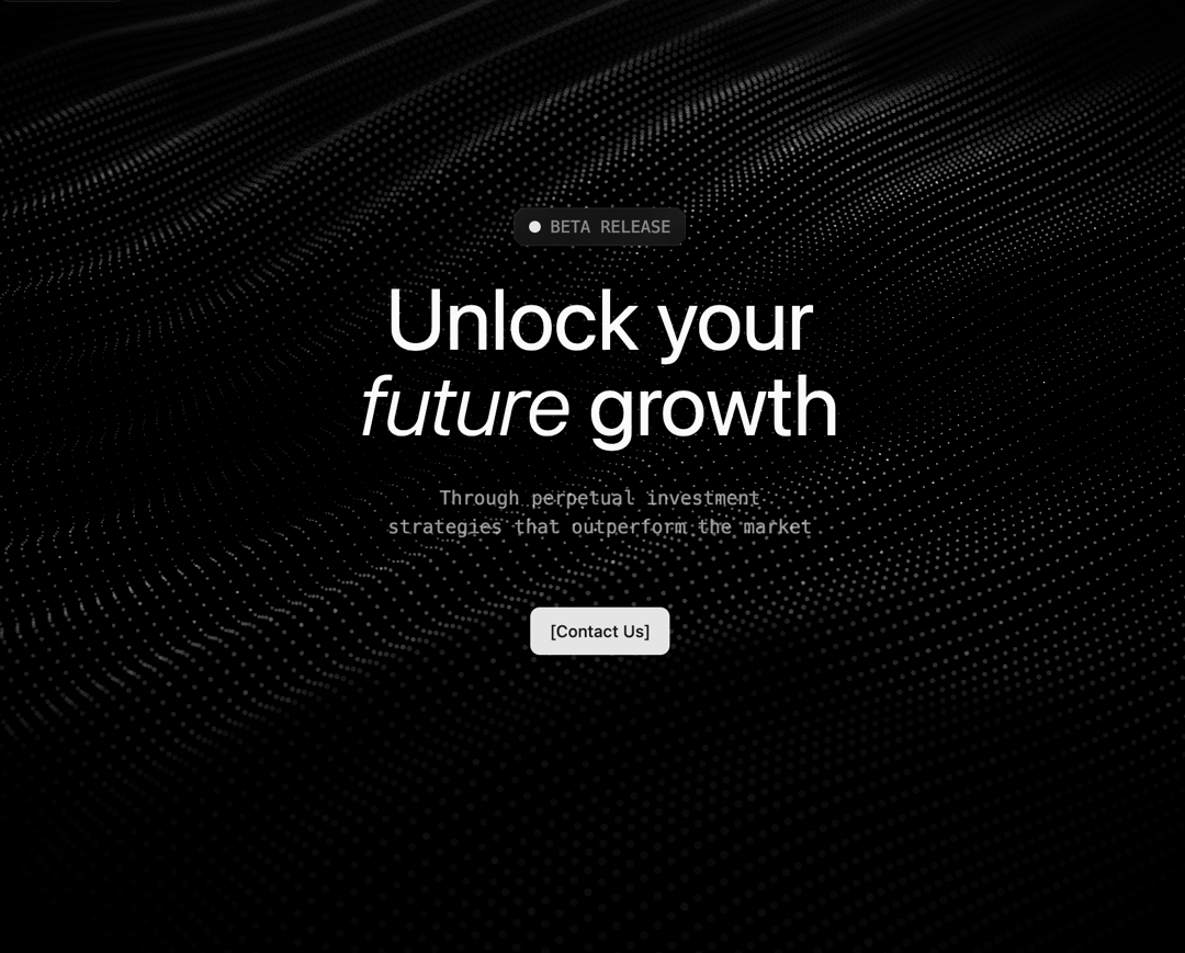 Particle Background Hero preview