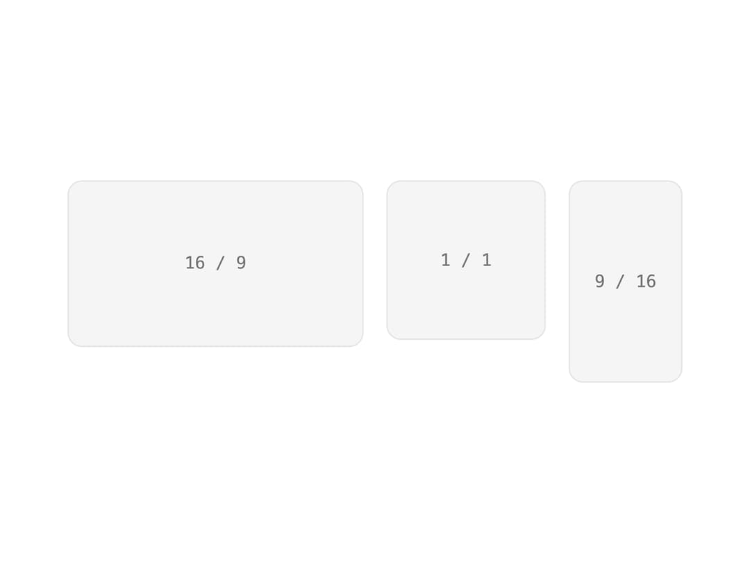 Aspect Ratio preview