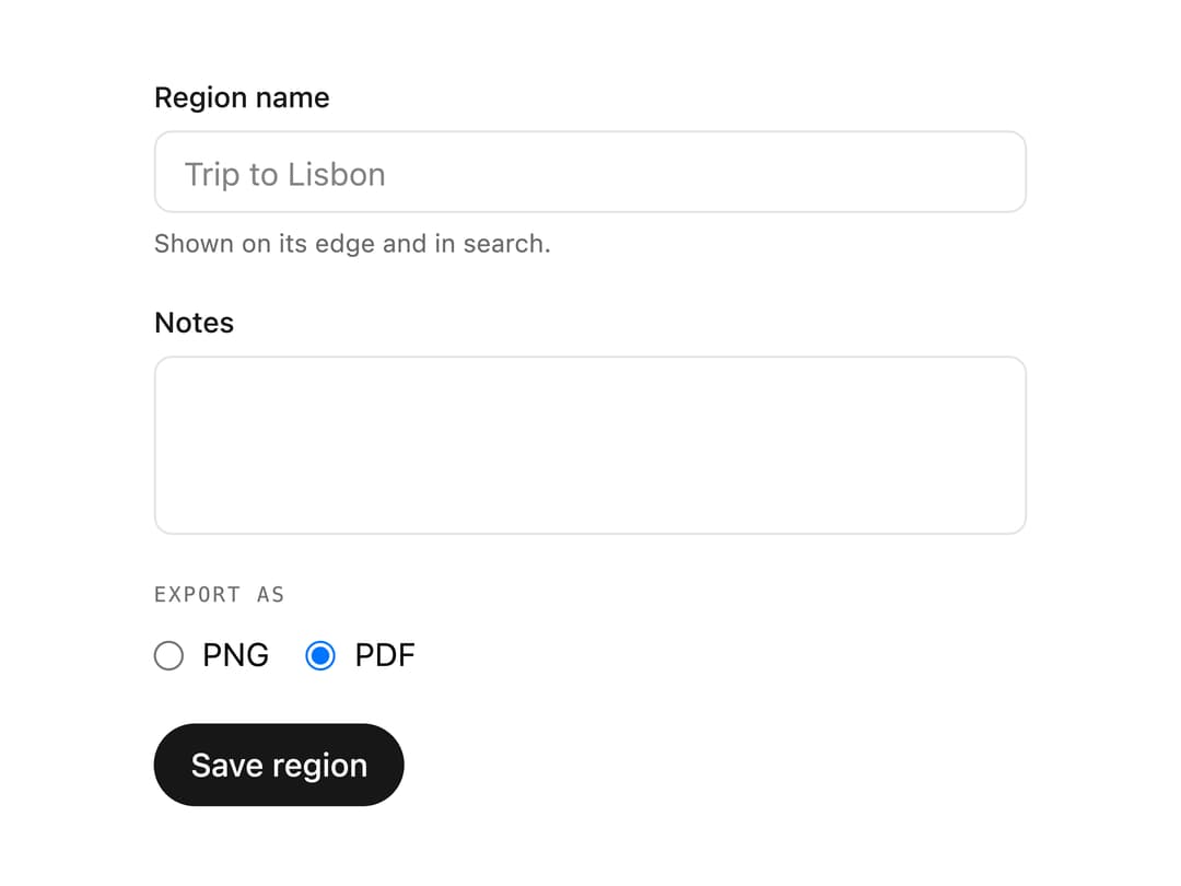 Form Field preview