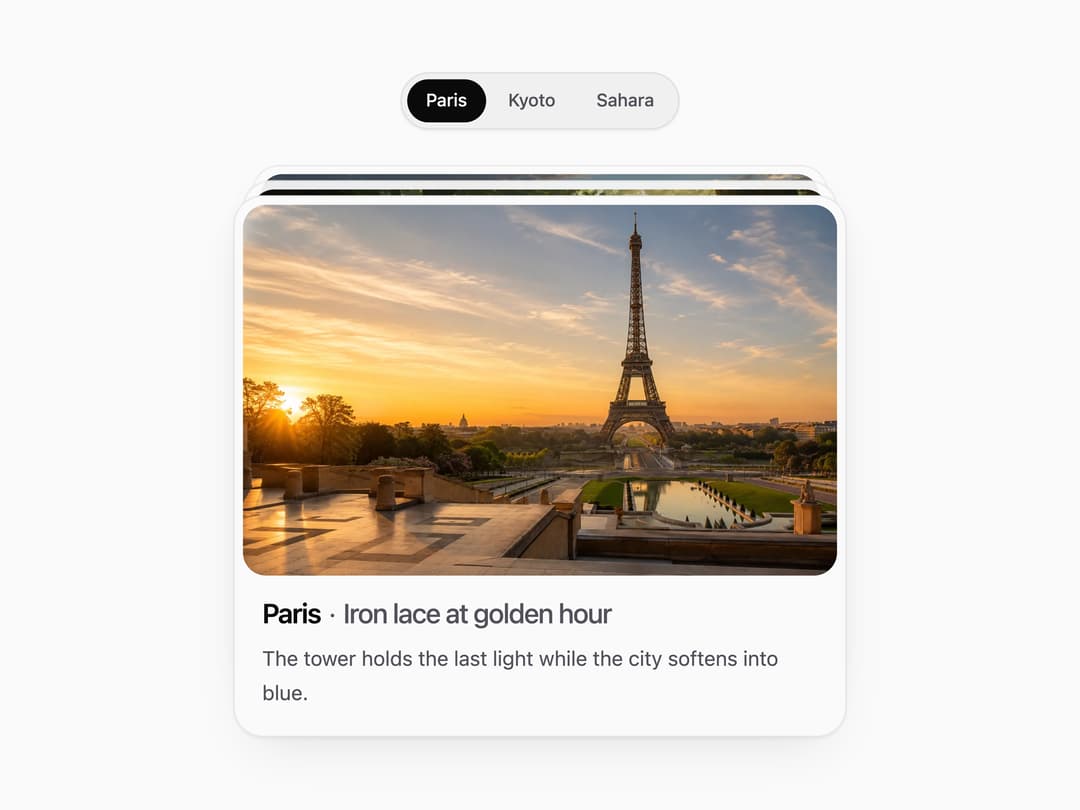 Animated Tabs preview